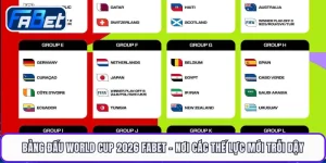 Bảng Đấu World Cup 2026 FABET - Nơi Các Thế Lực Mới Trỗi Dậy